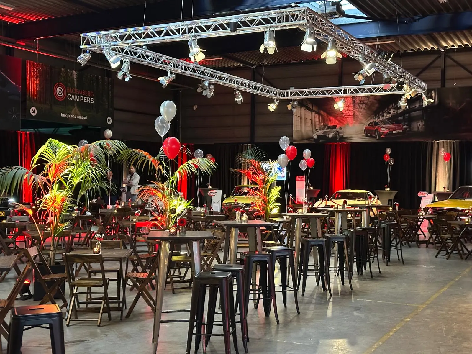 Compleet ingericht evenement van Horeca AnnoNu